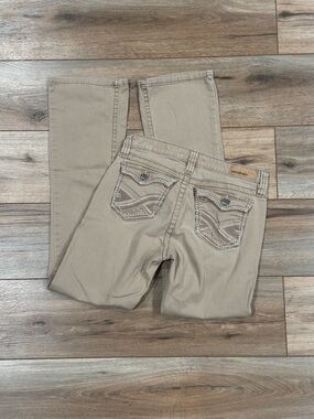 UNIONBAY Vintage 2000s Y2k Lightweight  Low-rise Bootcut Khaki Pants | Size 26”